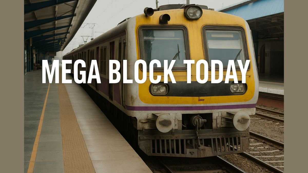 Mega Block Central, Harbour & Western Line Updates Mumbai Mega Block Today