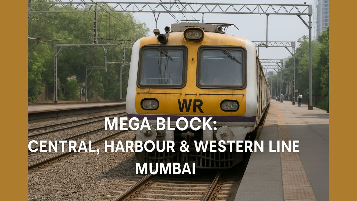 Mega Block Central, Harbour & Western Line Updates Mumbai