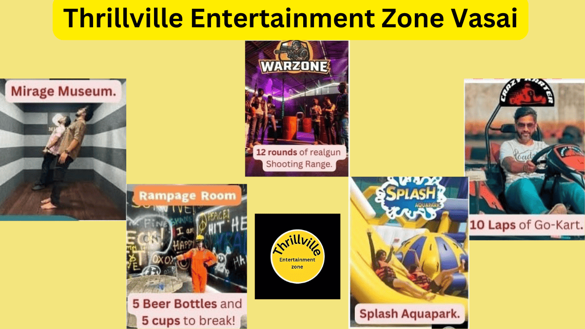 Thrillville Entertainment Zone Vasai Go-Karting, Water Park, Rage Room