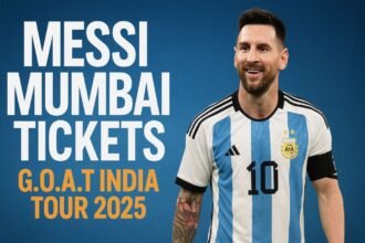 Messi Mumbai Tickets 2025 G.O.A.T India Tour Date, Venue & Price Details