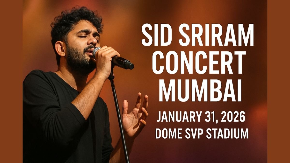 Sid Sriram Concert Mumbai 2026 A Night of Soulful Music and Memories