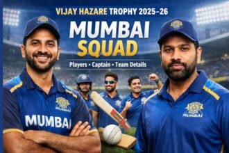 Vijay Hazare Trophy Mumbai Squad 2025–26 Full Team List and Player Details