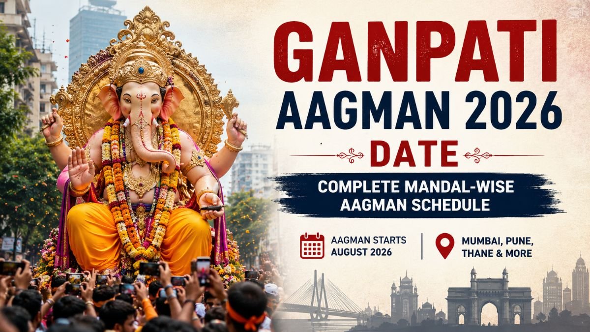Ganpati Aagman 2026 Date: When Is Your Favourite Ganesh Mandal Bringing Bappa in Mumbai?